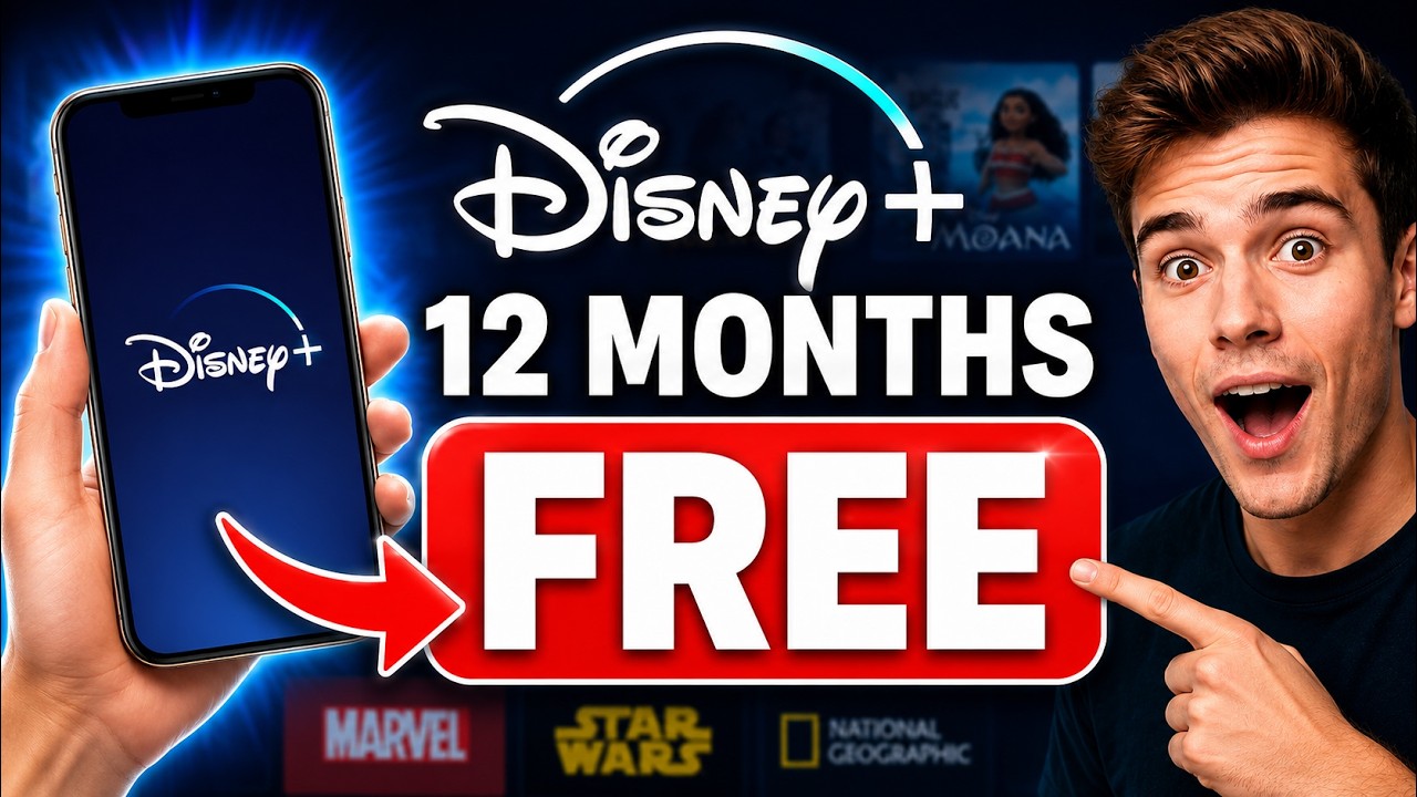How to Get DISNEY PLUS FREE 12 MONTHS (Official Way 2026) ✅ Claim Free Disney Plus Redeem Code
