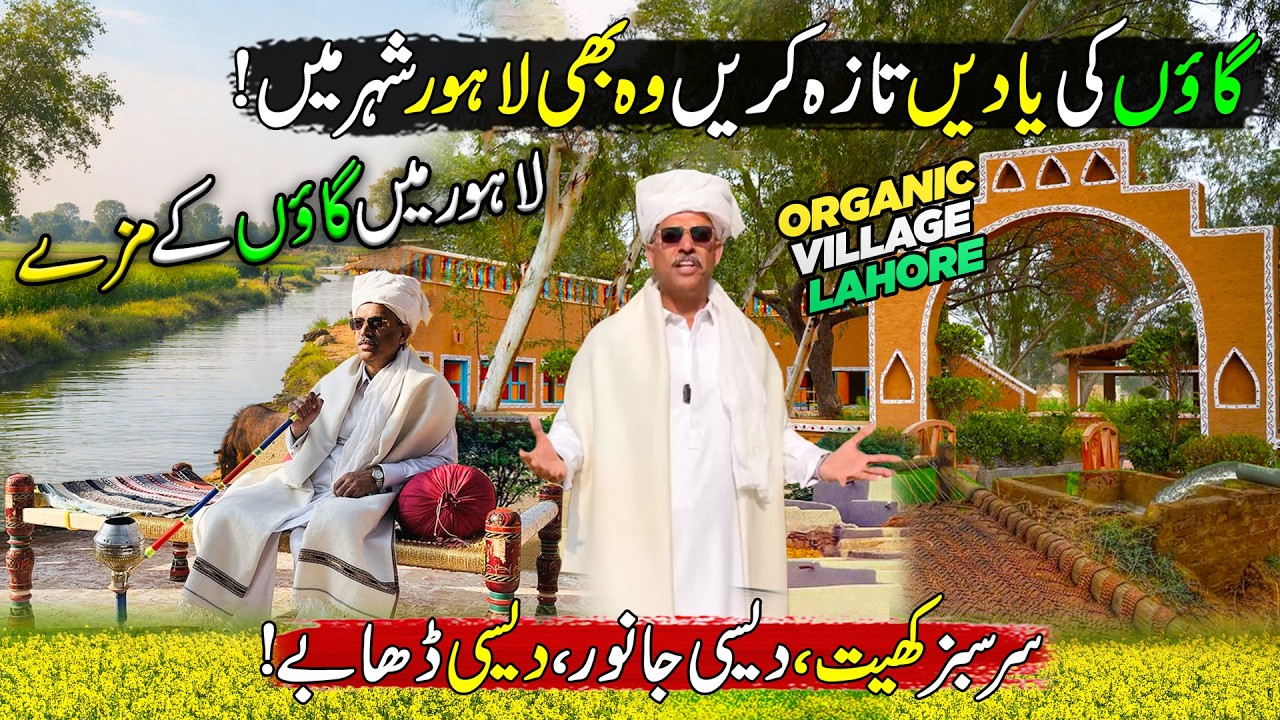This is Lahore 🇵🇰 | Pakistan's First Planned Modern Village | Desi Look of Lahore Organic Village