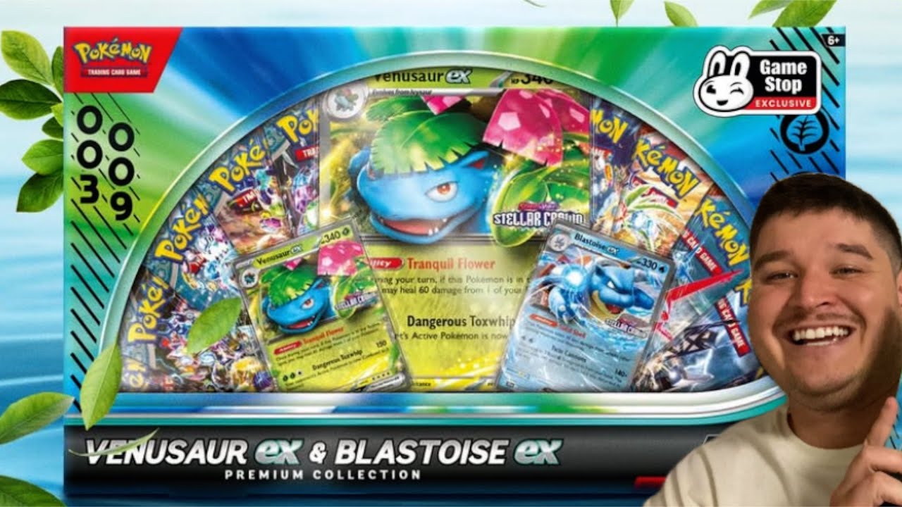 Venusaur EX & Blastoise EX Premium Collection Box Opening!