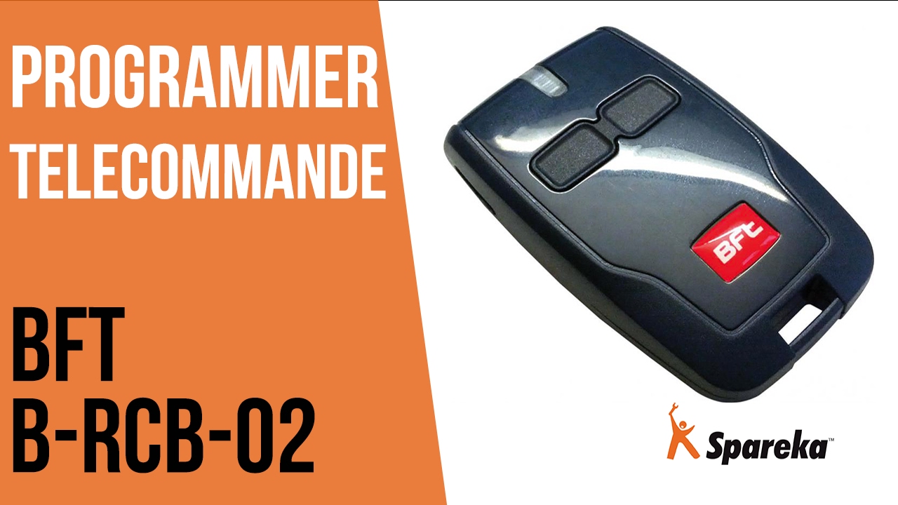 Comment programmer sa télécommande BFT B RCB 02 ?