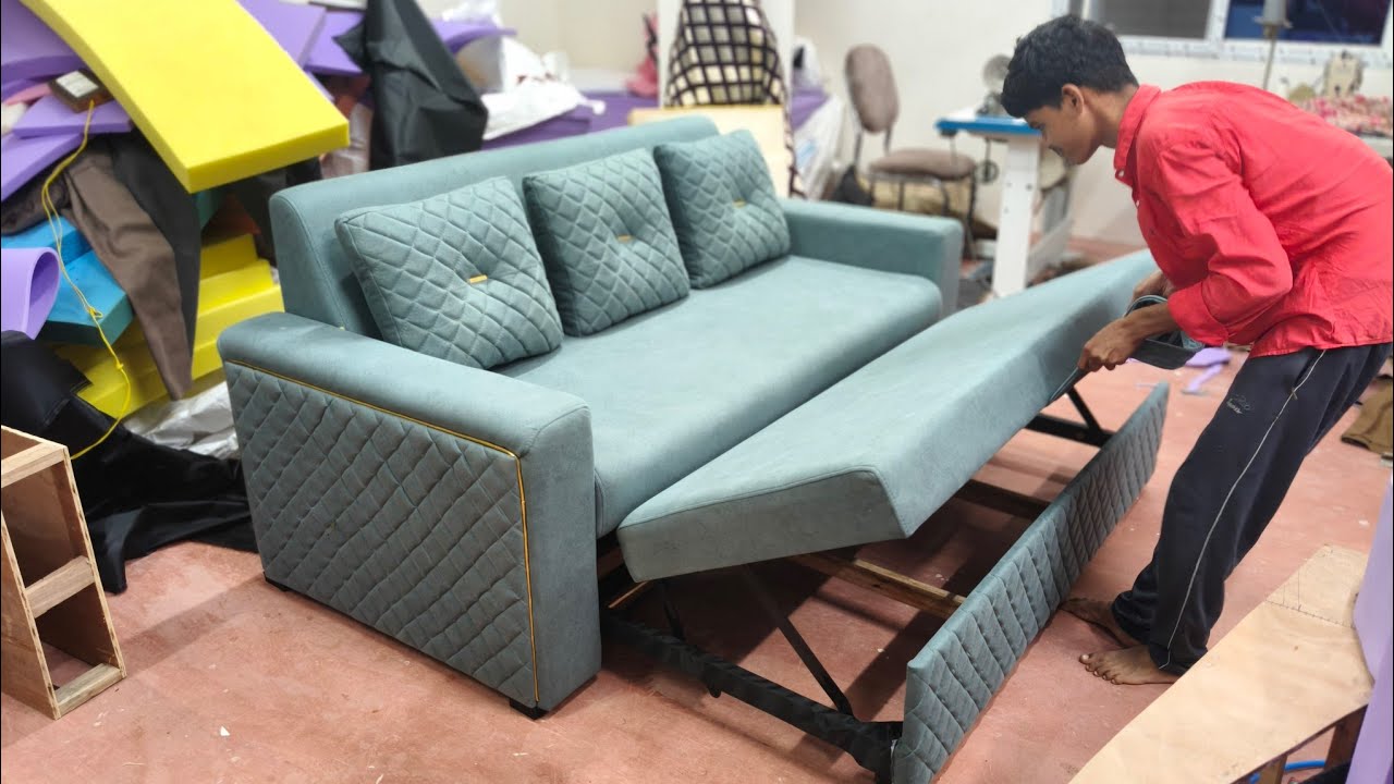 how to make combed sofa kaise banaye chaina mechanism making full tutorial step by step Full video 