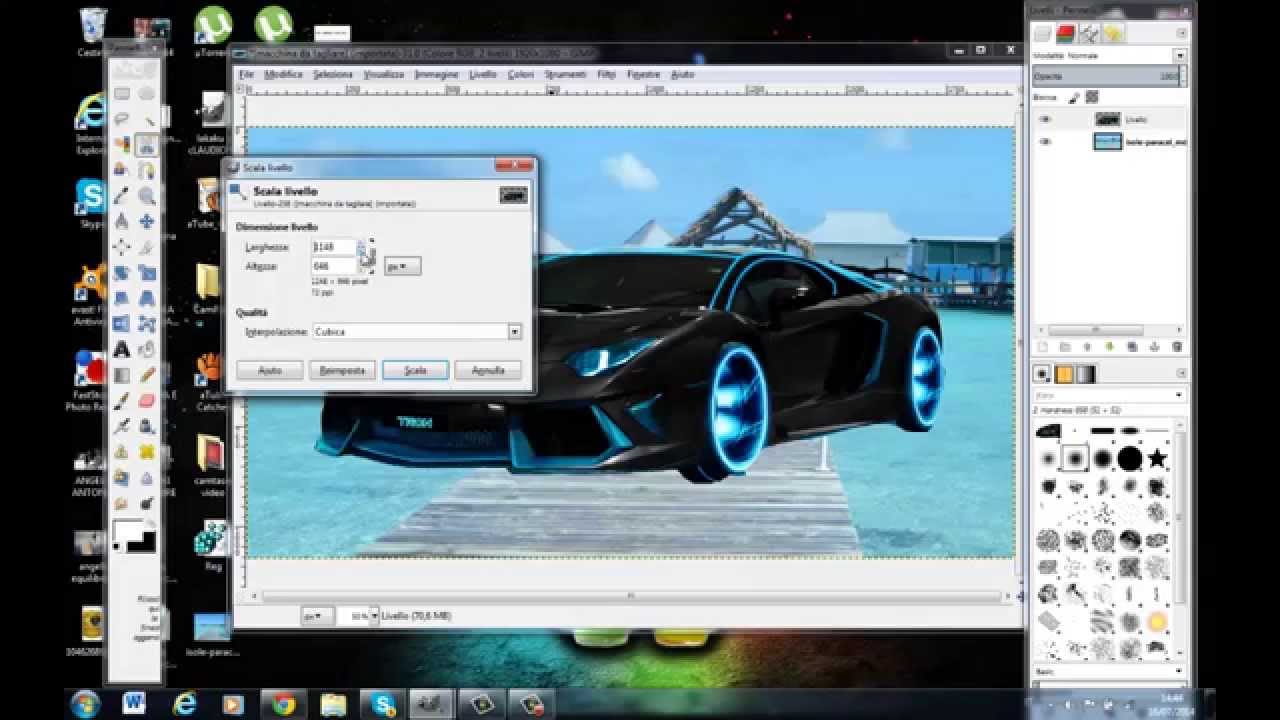come cambiare sfondo a un immagine con GIMP- TUTORIAL-Alberto Sicilia
