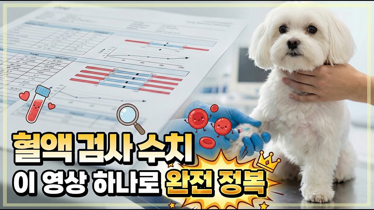 수의사가 작정하고 알려주는 혈액검사 해석법: 정상 수치도 다시 봐야 하는 이유