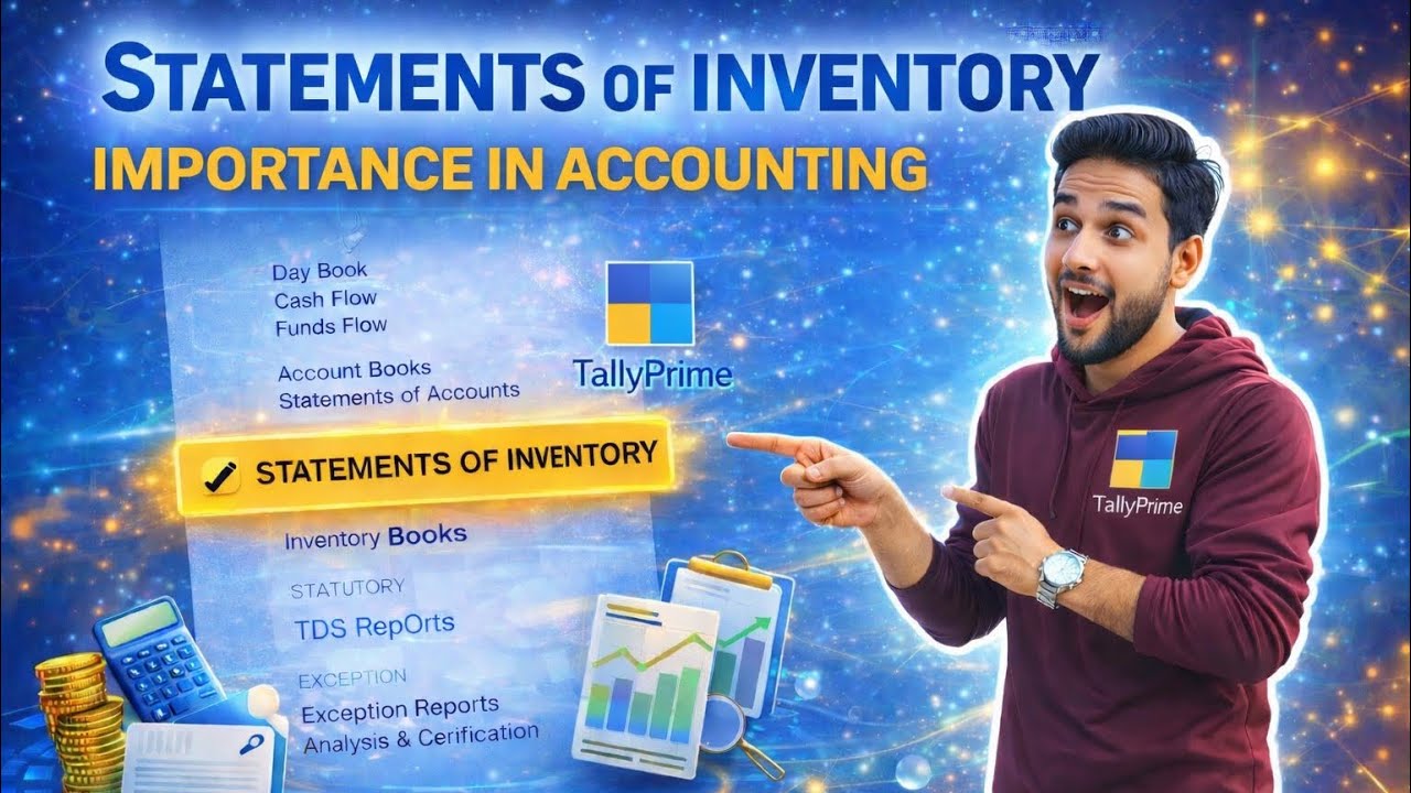 Tally Prime - Stock Report in Tally Prime |Stock Inventory #tallyprime #computerpur 