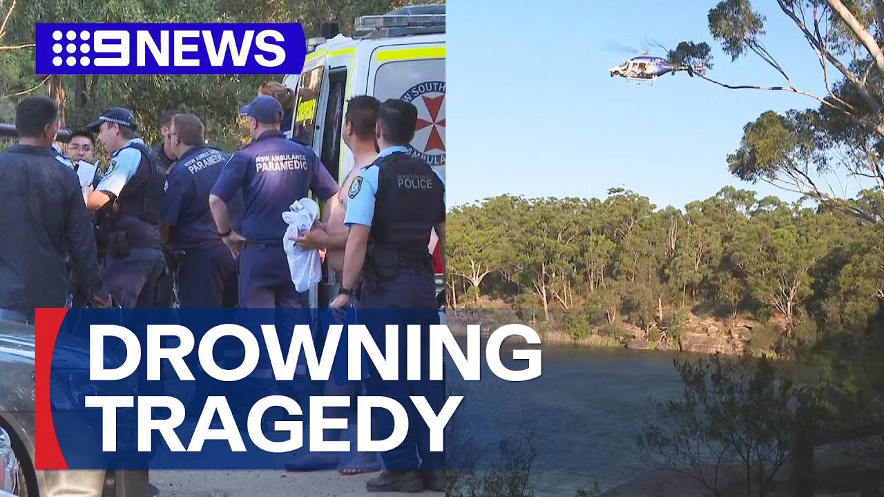 Drowning tragedy at Lake Parramatta in Sydney | 9 News Australia