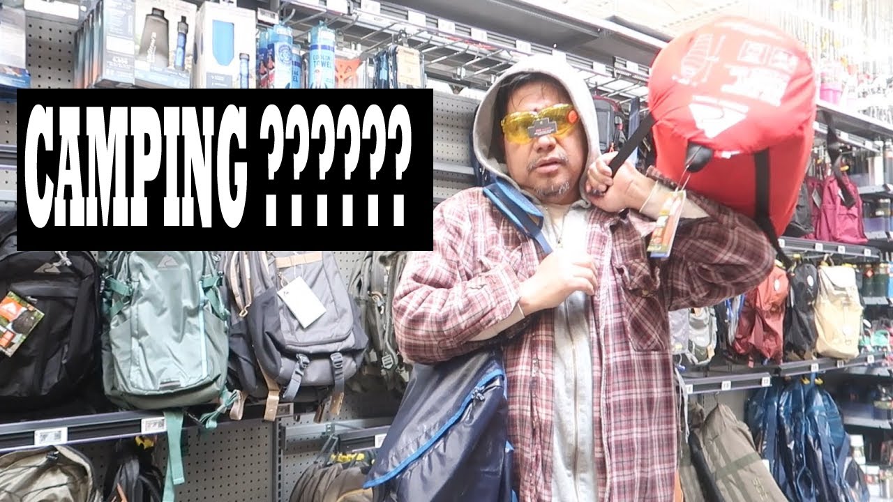 CAMPING AT THE STORE ????