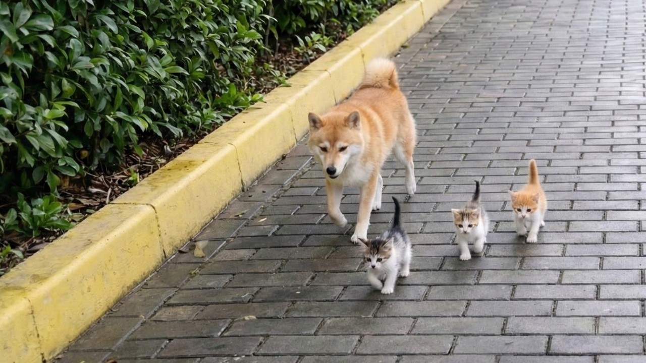 【保護猫】遊びに行った愛犬が、勝手に「3匹の子猫」を家族にして帰ってきました。【感動する話】