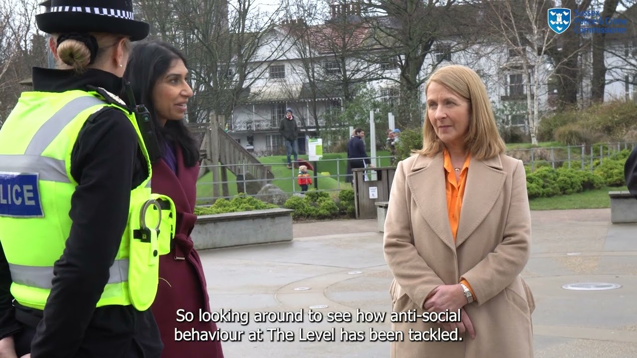 Home Secretary praises Sussex Police crackdown on Antisocial Behaviour