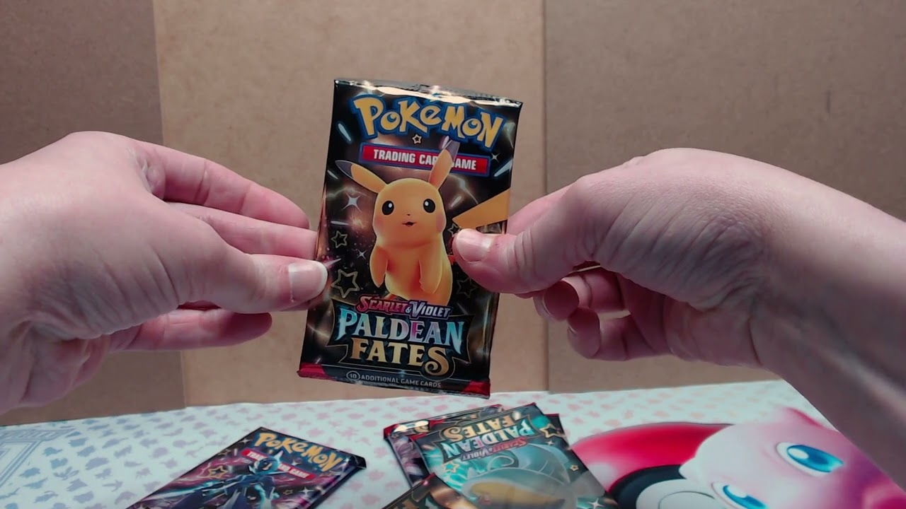 ASMR Pokemon Paldean Fates Opening 7