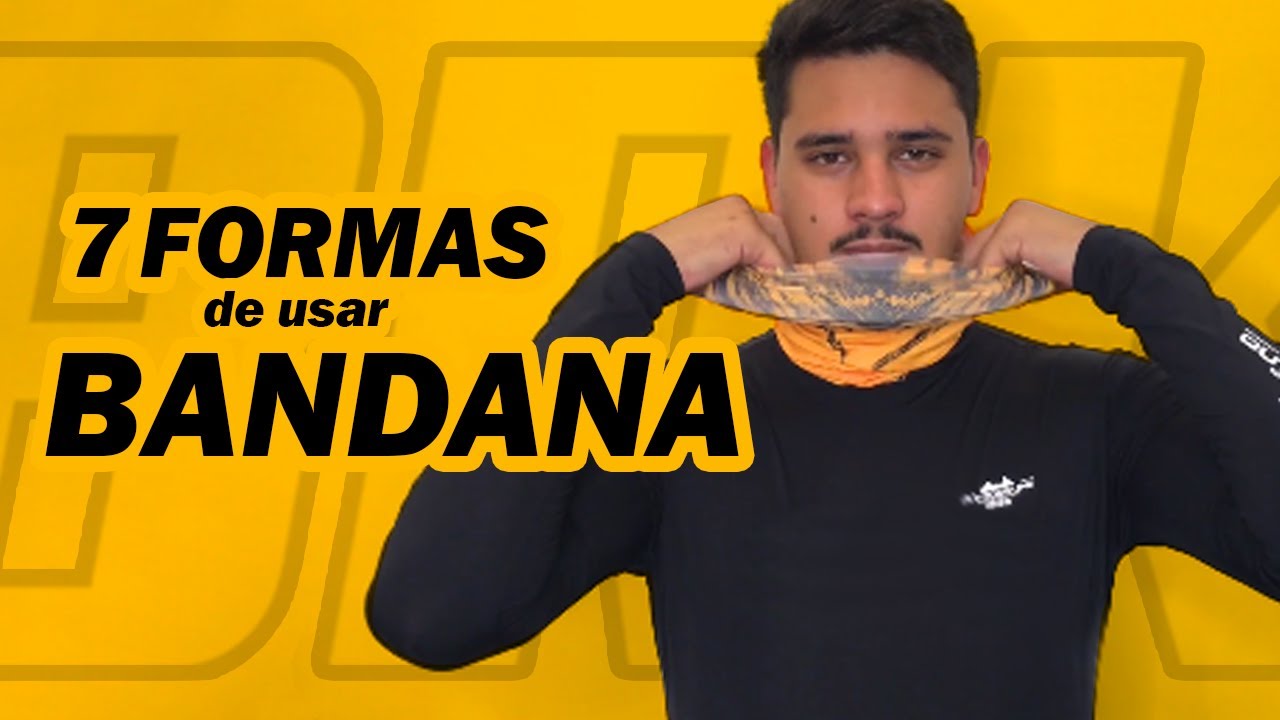 Como Usar BANDANA? - 7 Maneiras Diferentes para usar BANDANA TUBENECK BRK