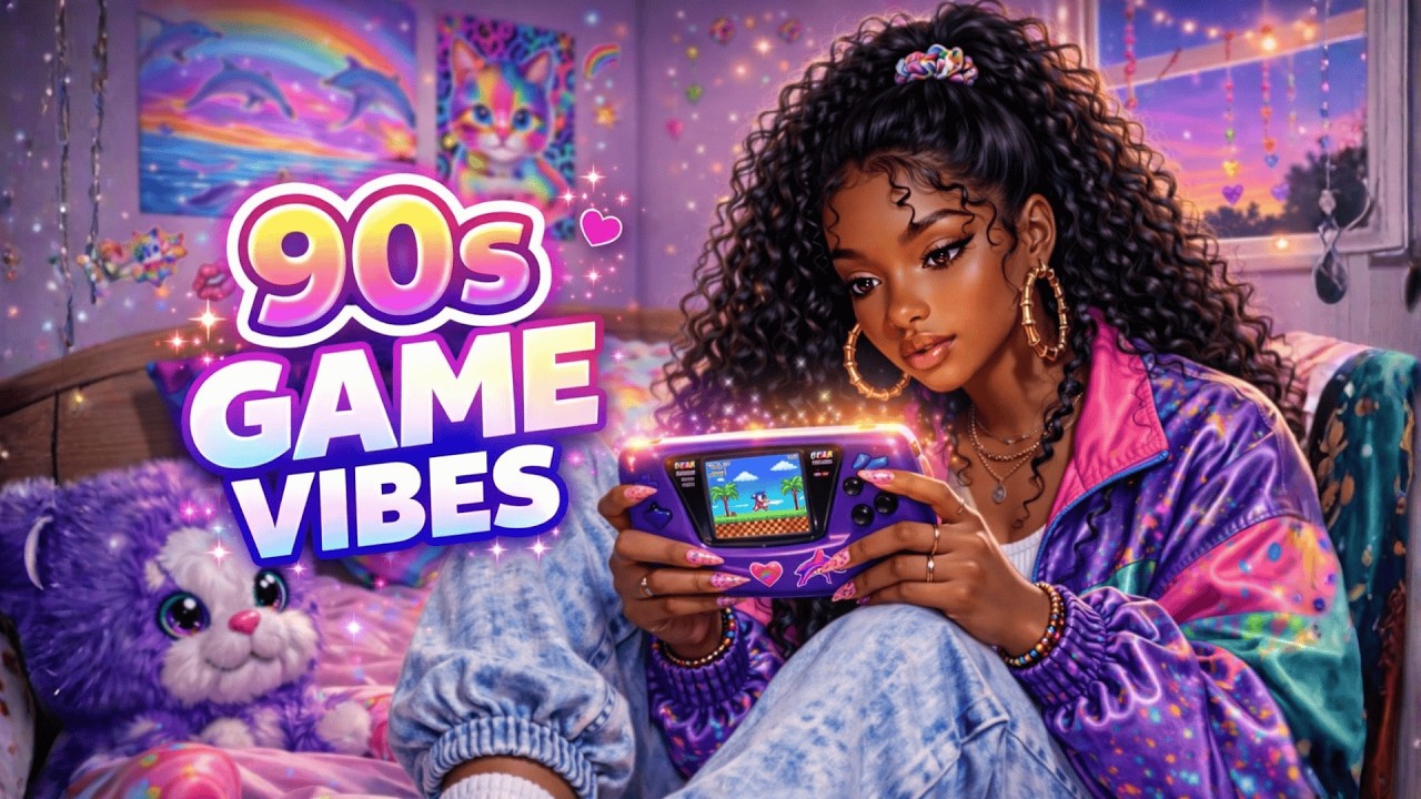 90s Game Vibes 🎮 Cozy Retro Lo-Fi Beats to Relax & Study