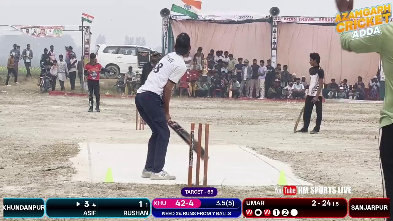 Sanjarpur  🆚 Inzamam 11 Khundanpur || 2nd Round || Khundanpur Cup Gramsabha Tournament