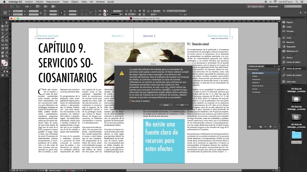 06 Guia de InDesign para la revista - Empaquetado y PDF