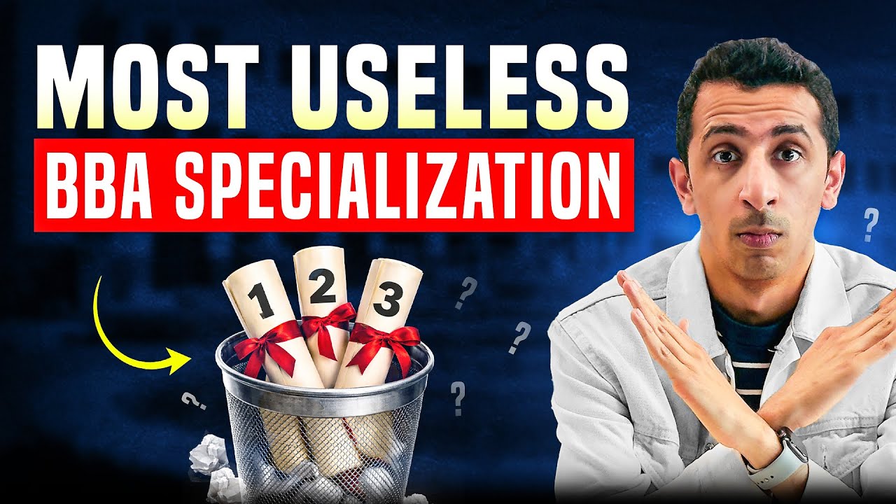 3 BBA Specialisations That Are Completely Useless