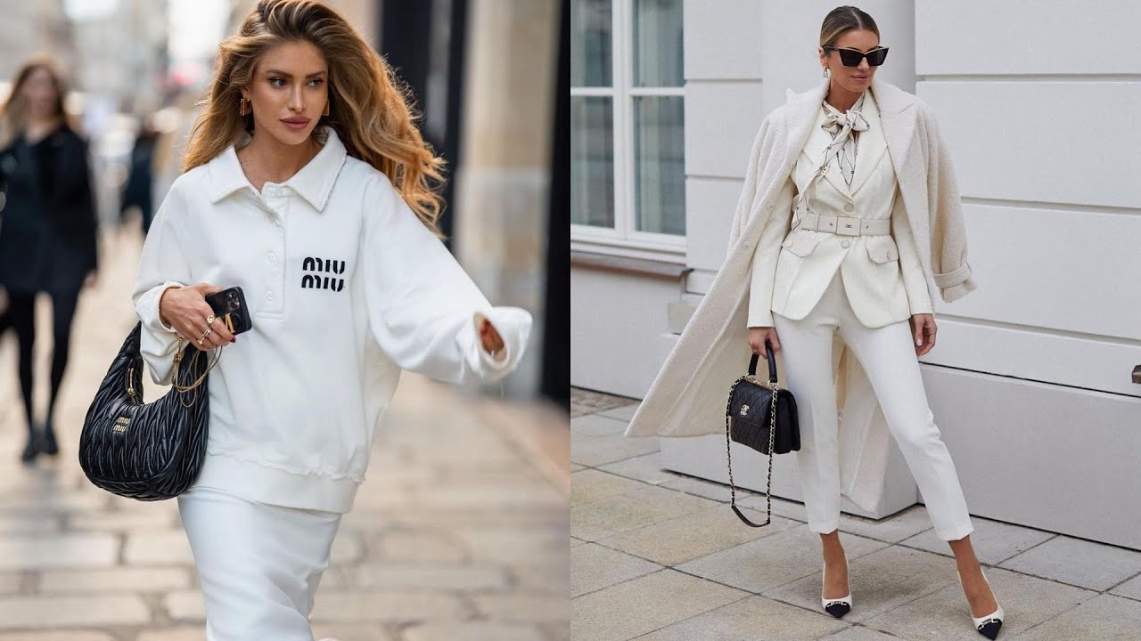 ПРЕКРАСНЫЙ БЕЛЫЙ ЦВЕТ В TOTAL LOOK 2023