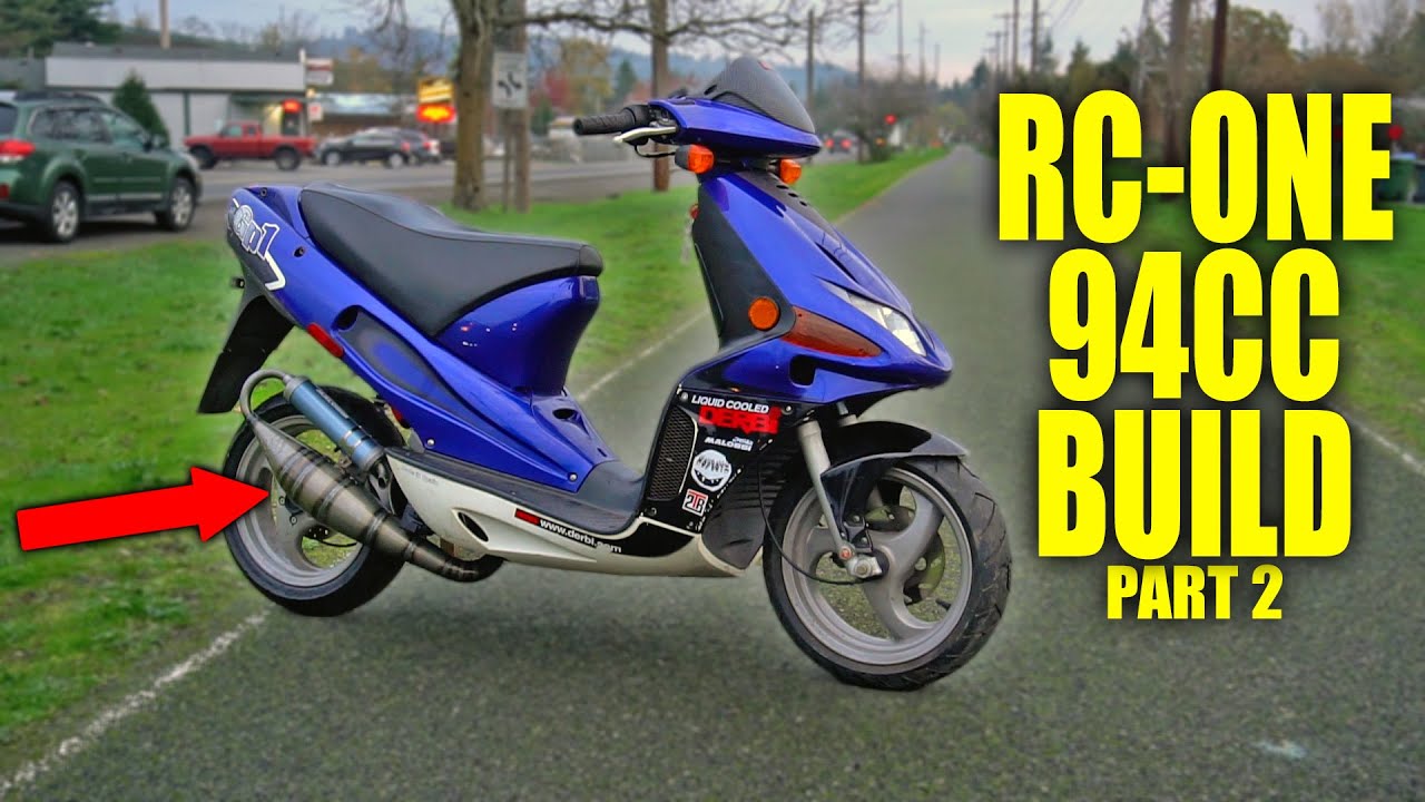 IT RUNS! 94cc MALOSSI RC ONE ENGINE BUILD | Derbi GP1