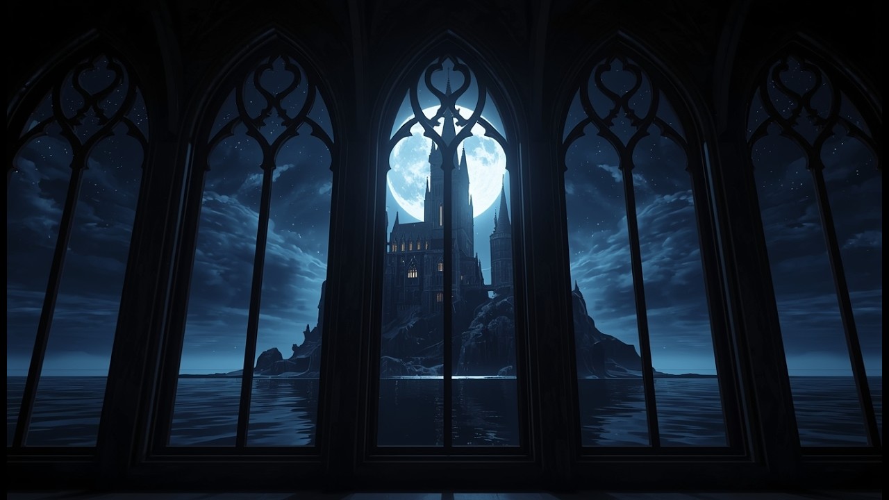 Epic Moonlit Castle 🌕 56 BPM Focus Piano