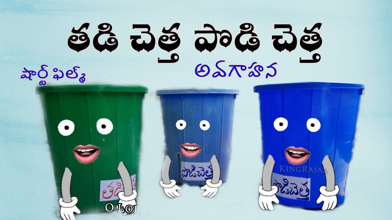 తడి చెత్త పొడి డబ్బాల అవగాహన వీడియో