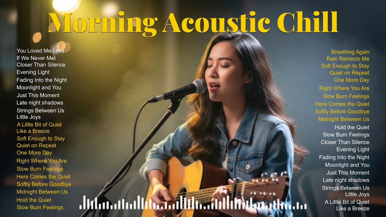 Coffee Shop Acoustic Playlist 2026 ☕ Relaxing Love Songs & Chill Background Music for Study & Work
