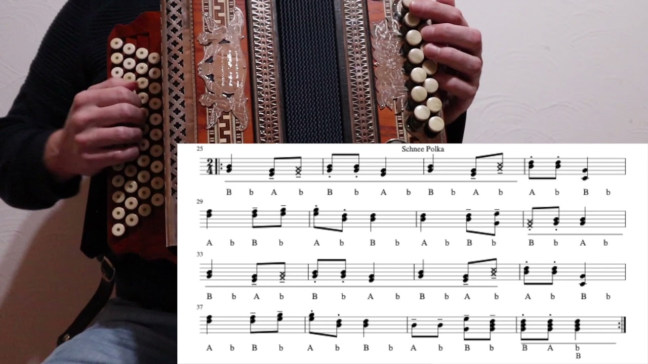 Lernvideo wie kann ich Musikstücke Lebhafter spielen? mit Griffschrift für Steirische Harmonika!