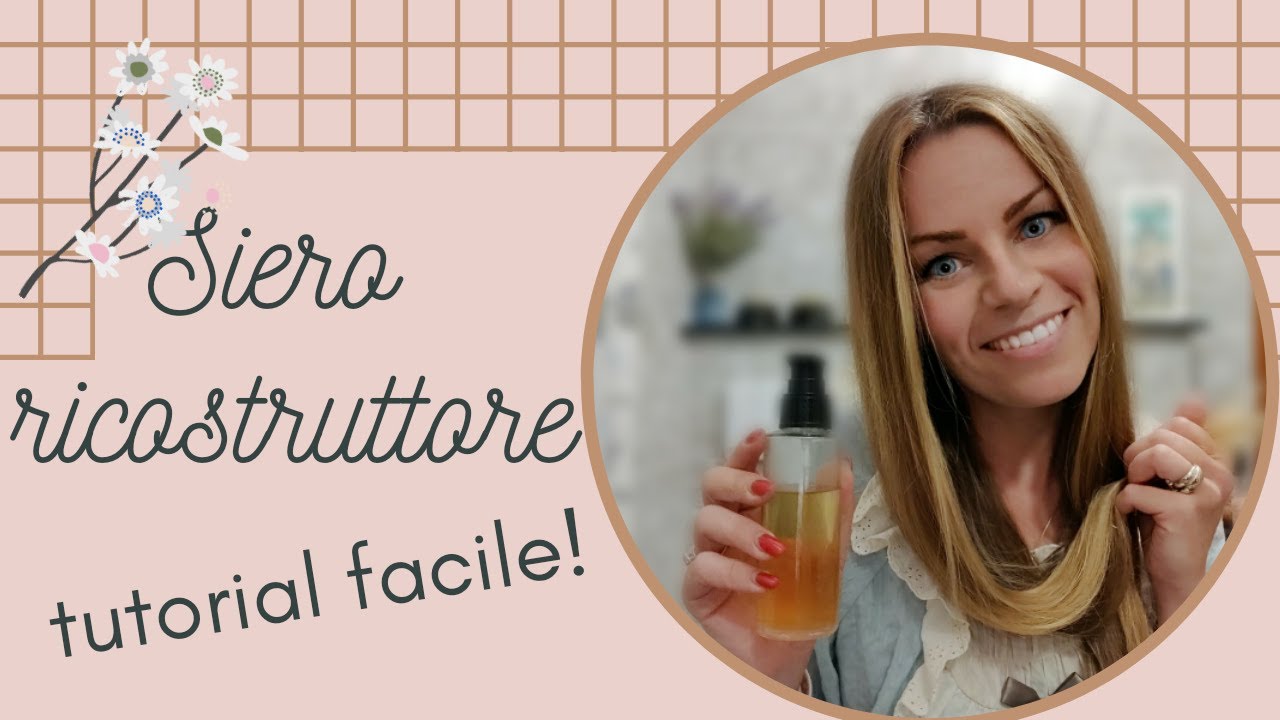Siero ricostruttore capelli!🌿💚 TUTORIAL super facile!  ricette spignatto basi!