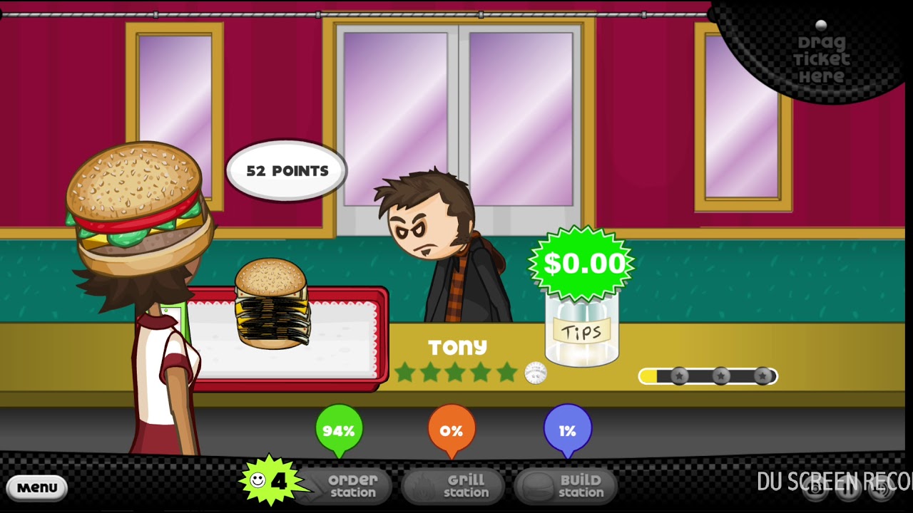 Papa's Burgeria HD - FAIL