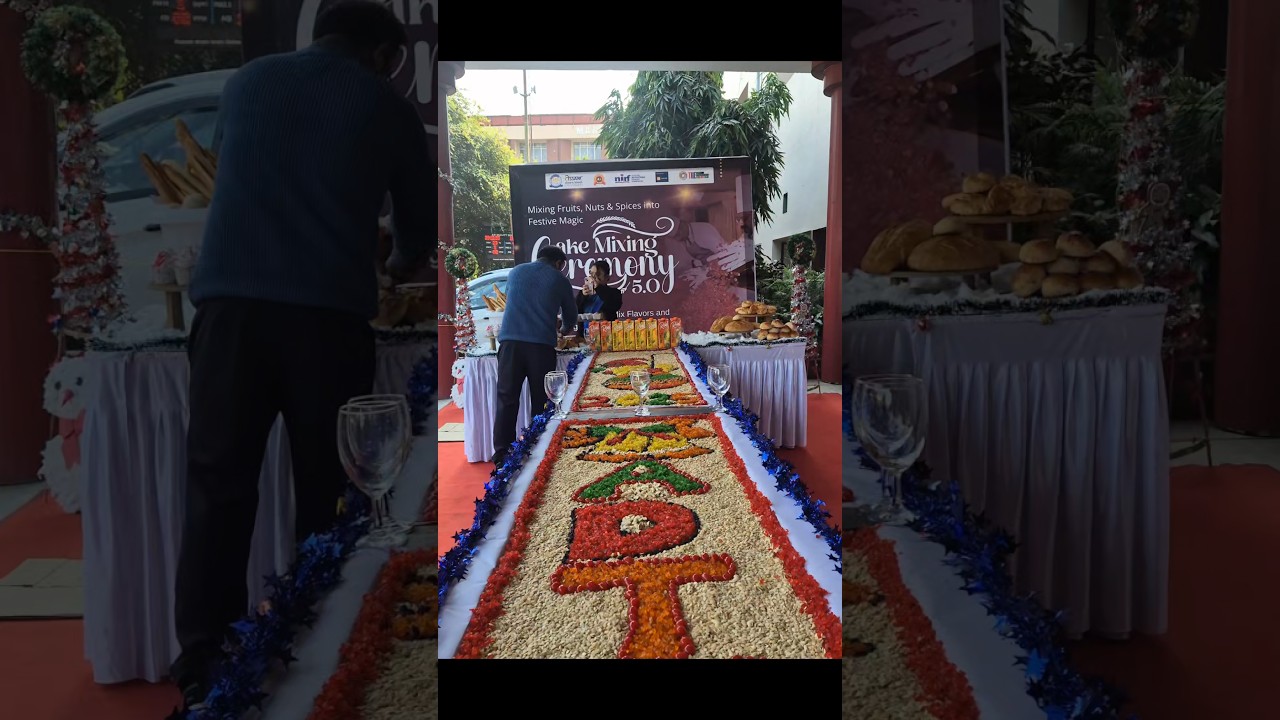 Cake Mixing Ceremony 🎂 