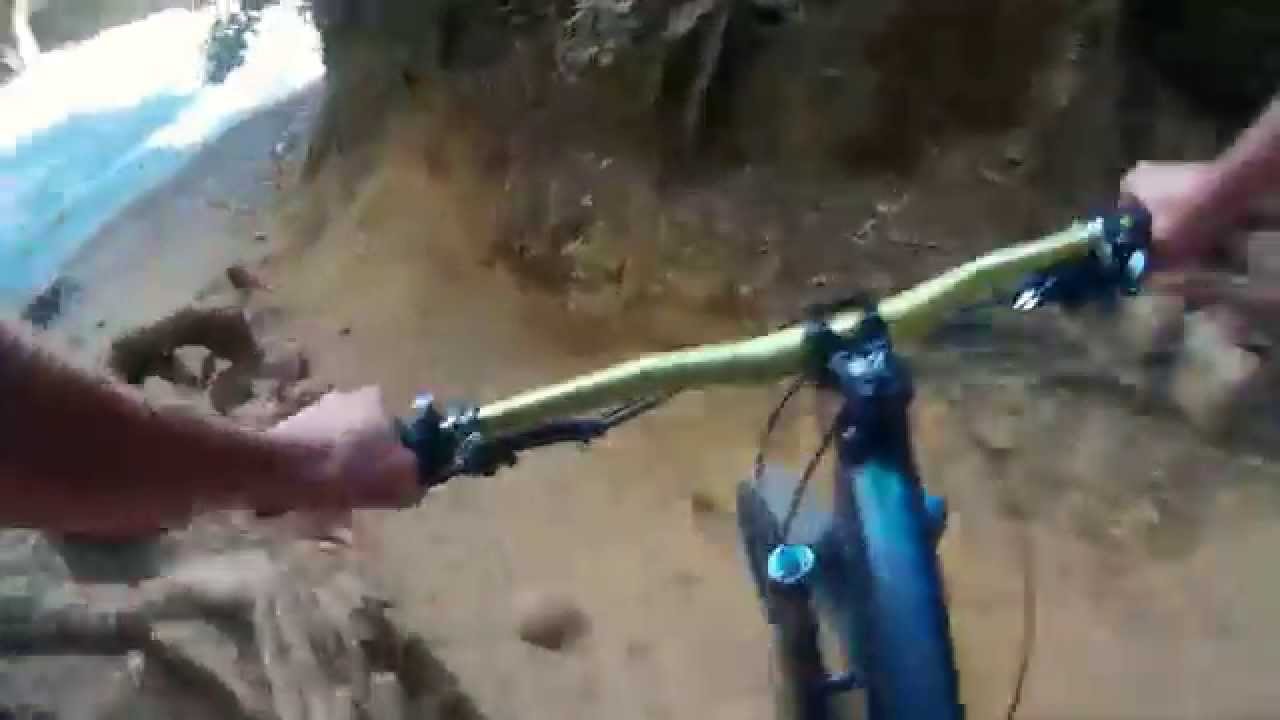 Downhill MTB with GoProp Chesty