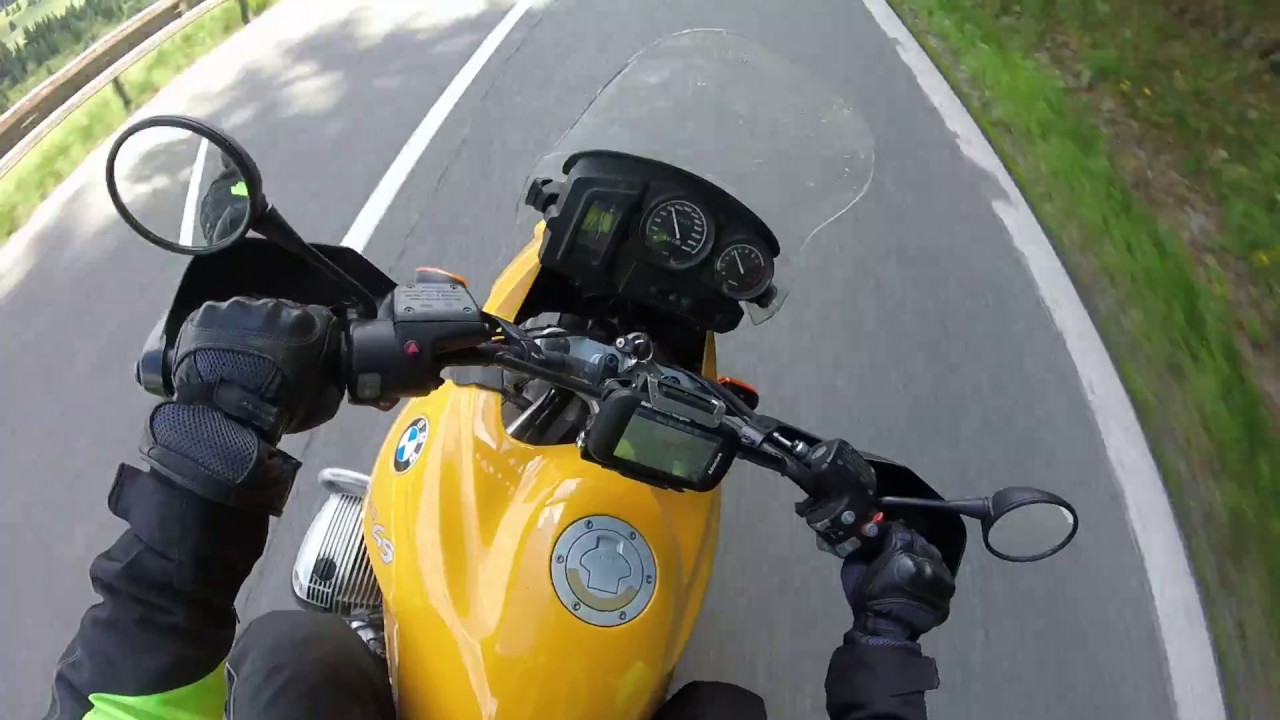 BMW R 1150 GS test gebrauchte - BMW Motorrad navigator - Touratech Navihalter im Einsatz