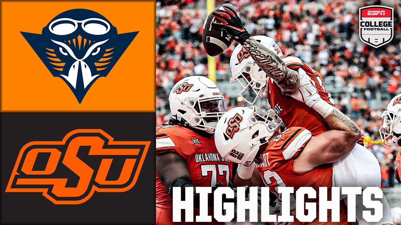 UT Martin Skyhawks vs. Oklahoma State Cowboys | Full Game Highlights | ESPN College Football