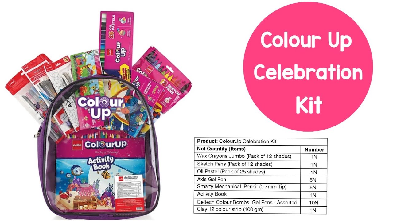 Cello ColourUp Celebration Kit and Hobby Bag  