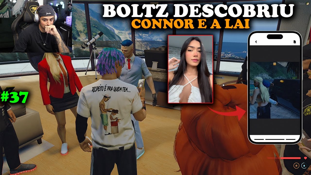 BOLTZ DESCOBRIU Sobre o CONNOR E A LAI SE BEIJ4NDO na Frente DA MANSÃO! EP 37