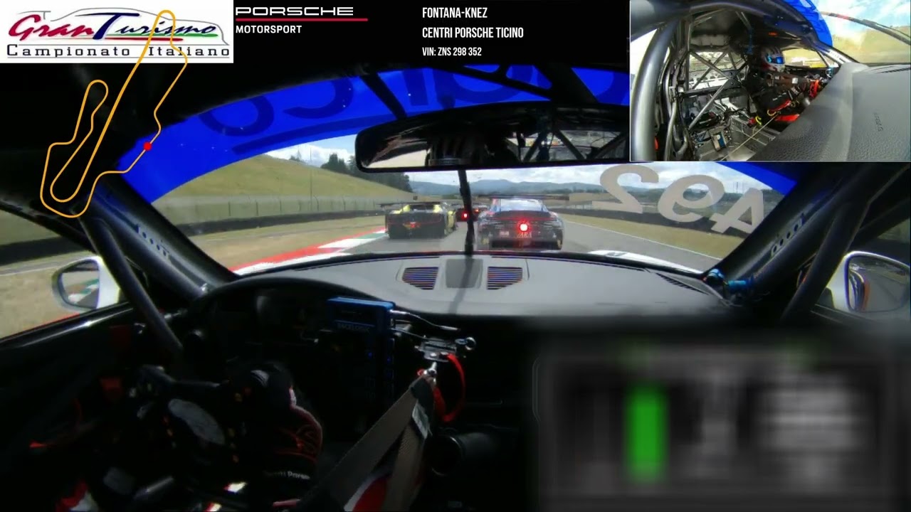 Race start in Mugello with Alex Fontana - Porsche 992 GT3 Cup - Italian GT Cup Sprint 2025