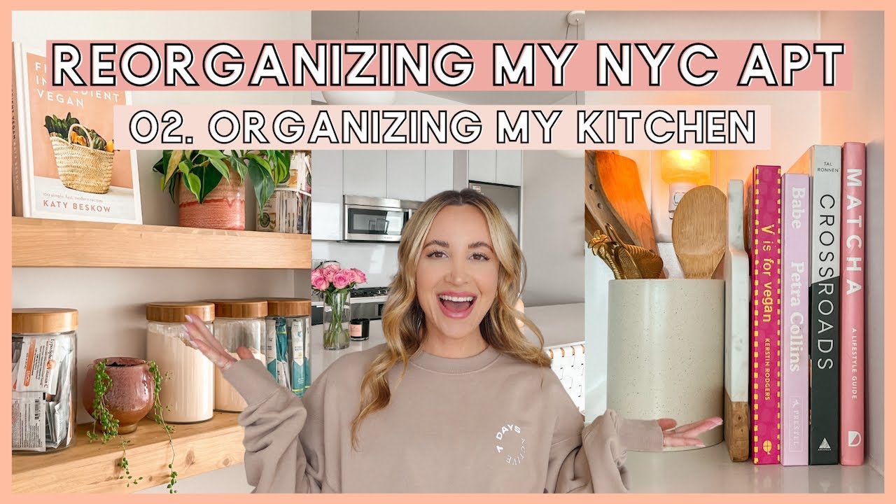 reorganizing my NYC apartment 02. kitchen: cleaning, decluttering & organizing my kitchen!