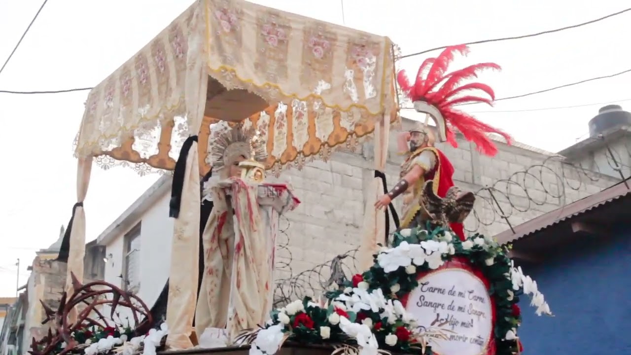 Procesión Virgen de Dolores, templo la Transfiguracion Quetzaltenango 2,024 