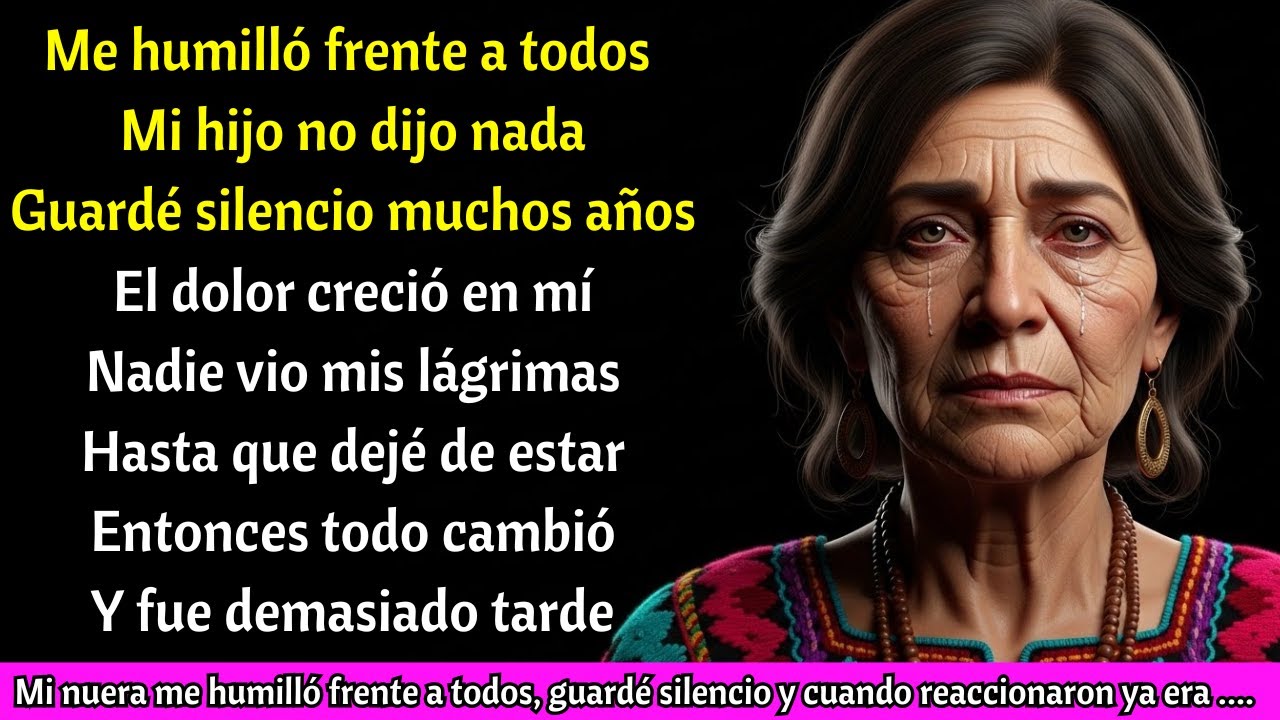 Mi nuera me humilló frente a todos, guardé silencio y cuando reaccionaron ya era demasiado tarde