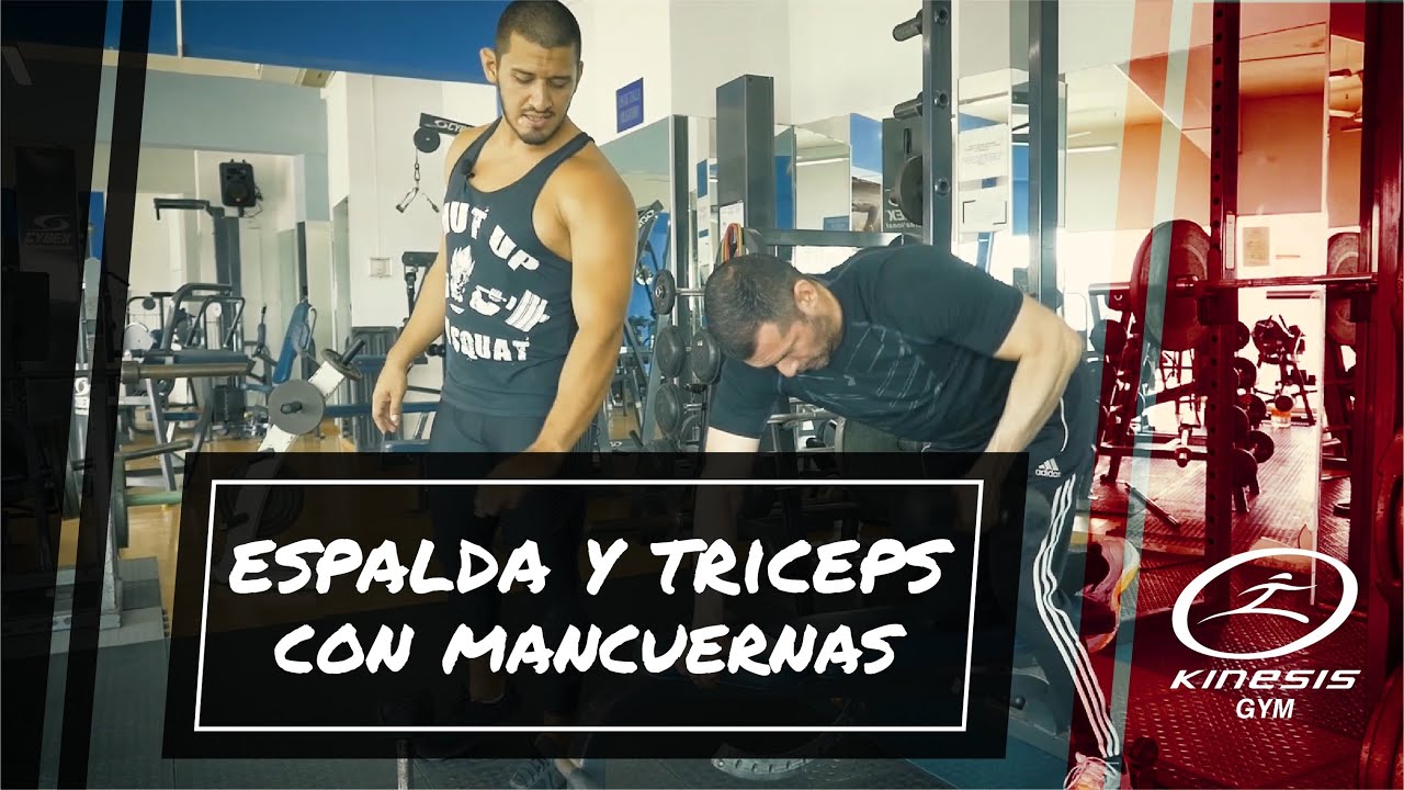 Rutina de Entrenamiento con Mancuernas en CASA para Espalda y Triceps