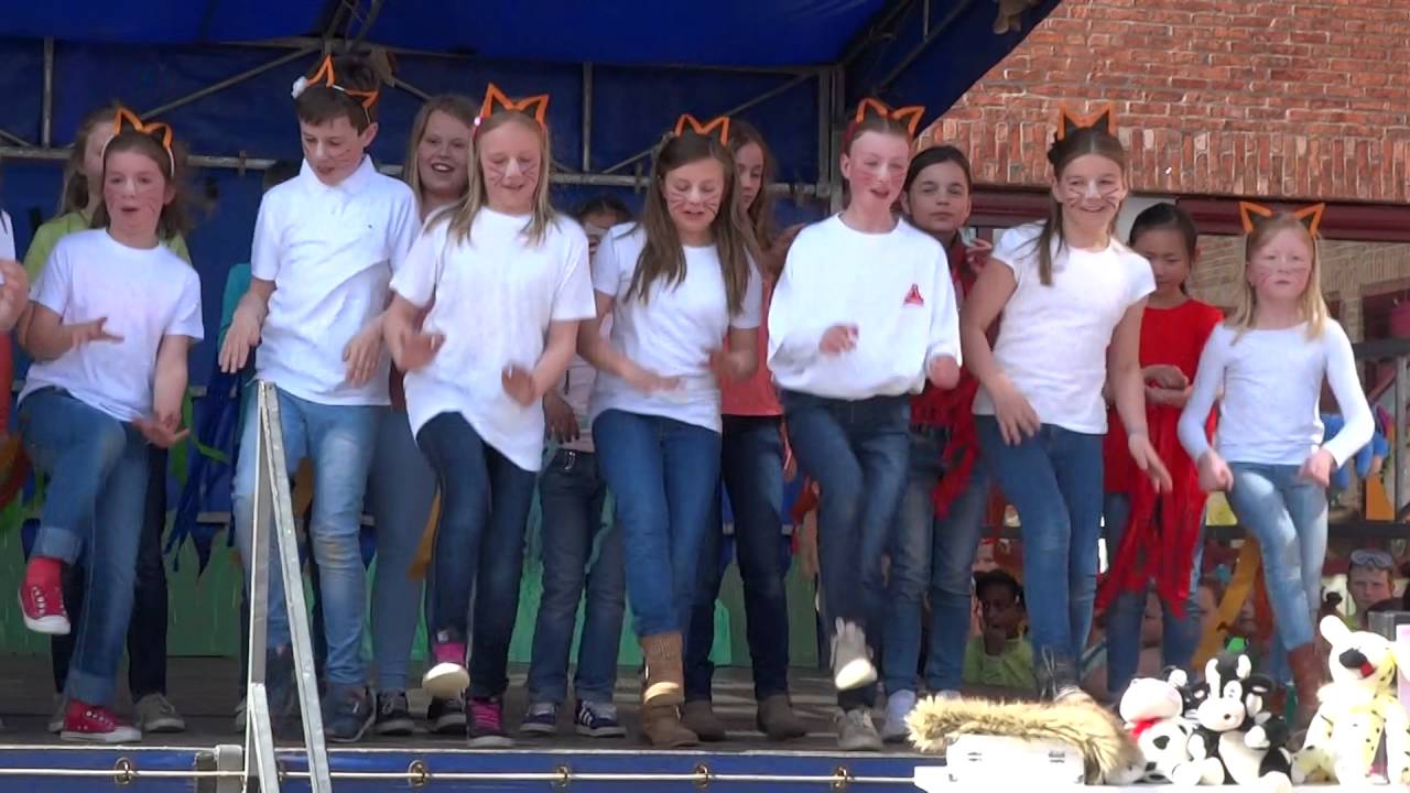 Annuncia-Instituut Ranst. 4A en4B - Vogeltjes en vossen...schoolfeest 2016