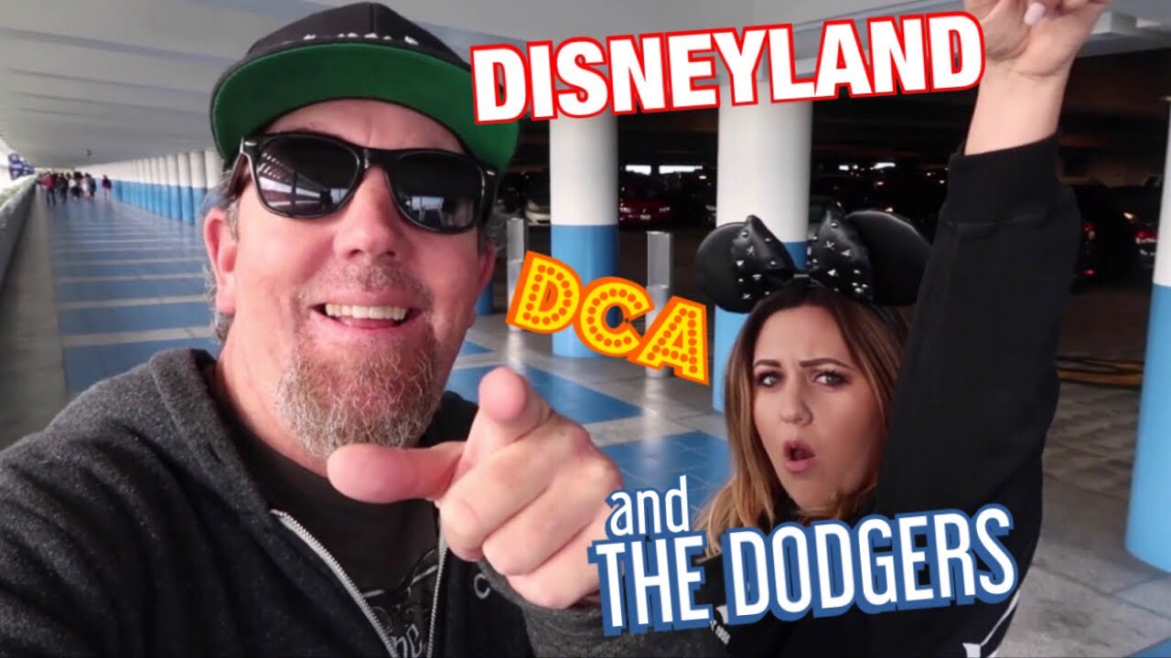 WE ARE BACK! A crazy fun Saturday: Disneyland, DCA & Dodger Game! & KT finally rides the Teacups...