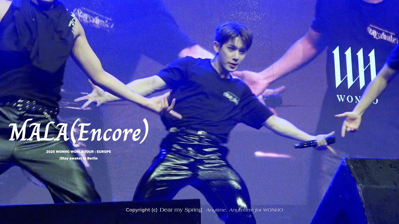 [WONHO] 250923 Stayawake tour in Berlin - MALA(Encore)