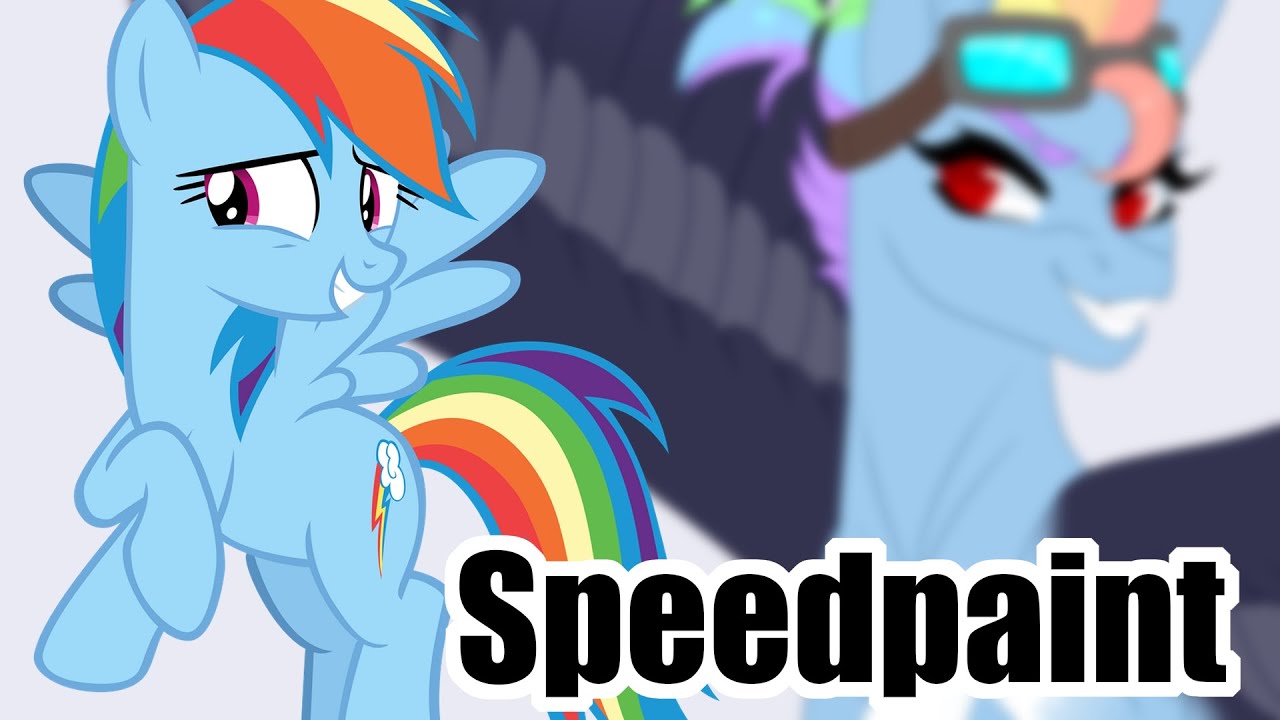 Rainbow Dash Redesign .:Speedpaint:. (MLP)