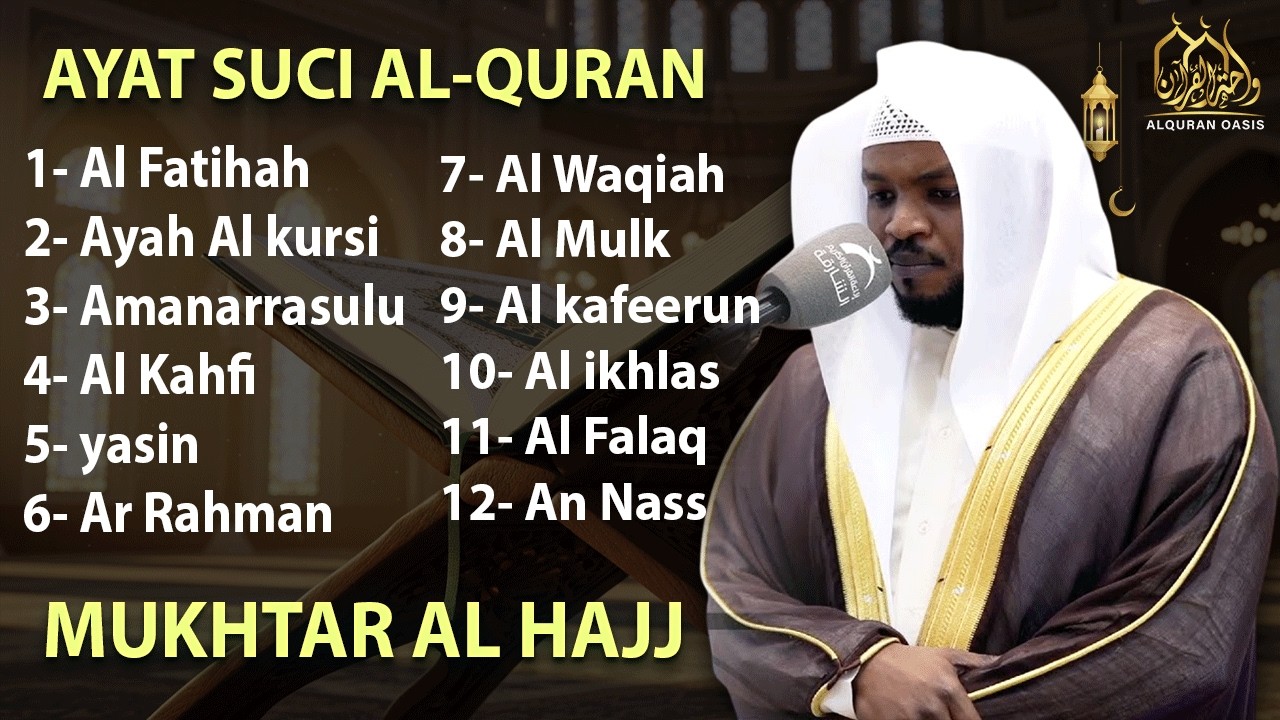 Alquran Dengan Suara Yang Sangat Indah | Alfatiha, Alkahfi,Yasin,Alwaqia, Arrahman,Almulk Almoeathat