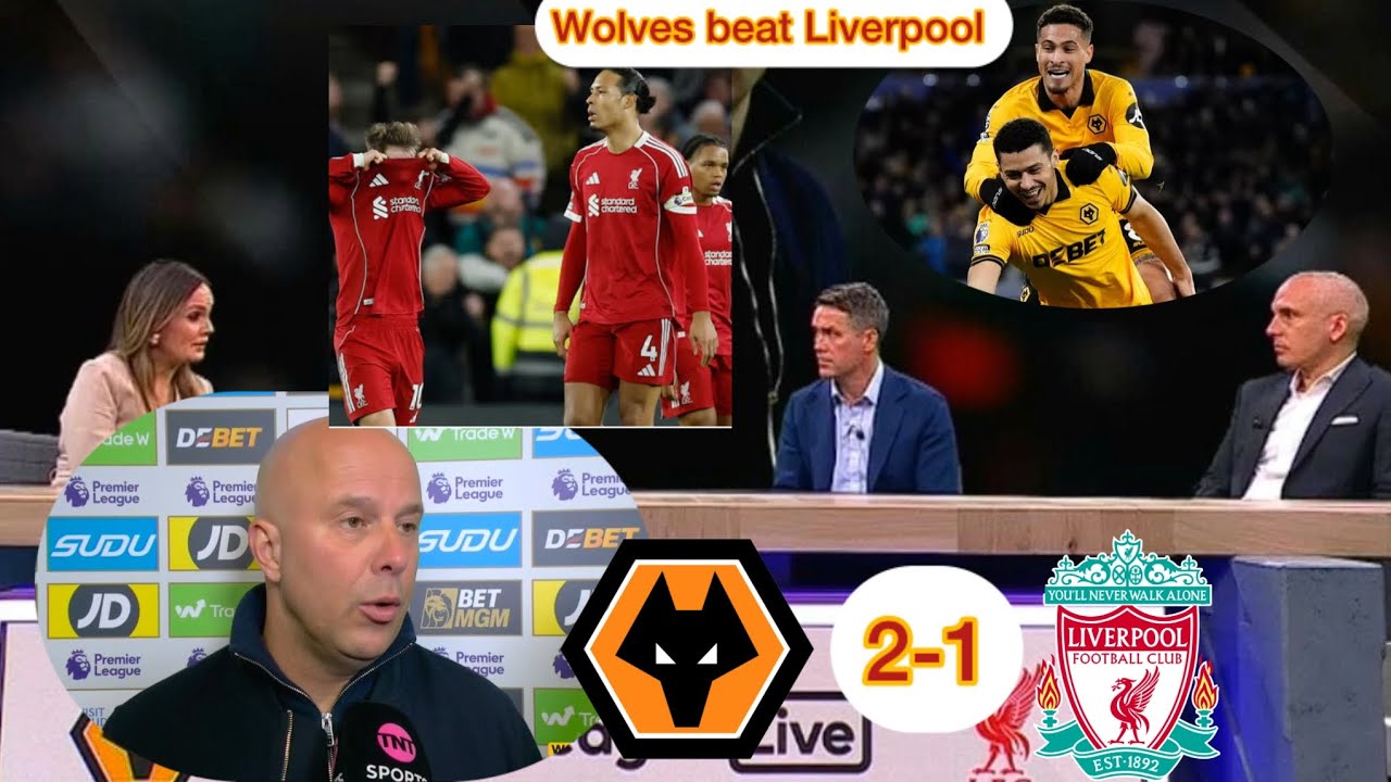Wolves vs Liverpool 2-1 Six fatal errors that led to Liverpool's defeat by Wolves Arne Slot Reaction