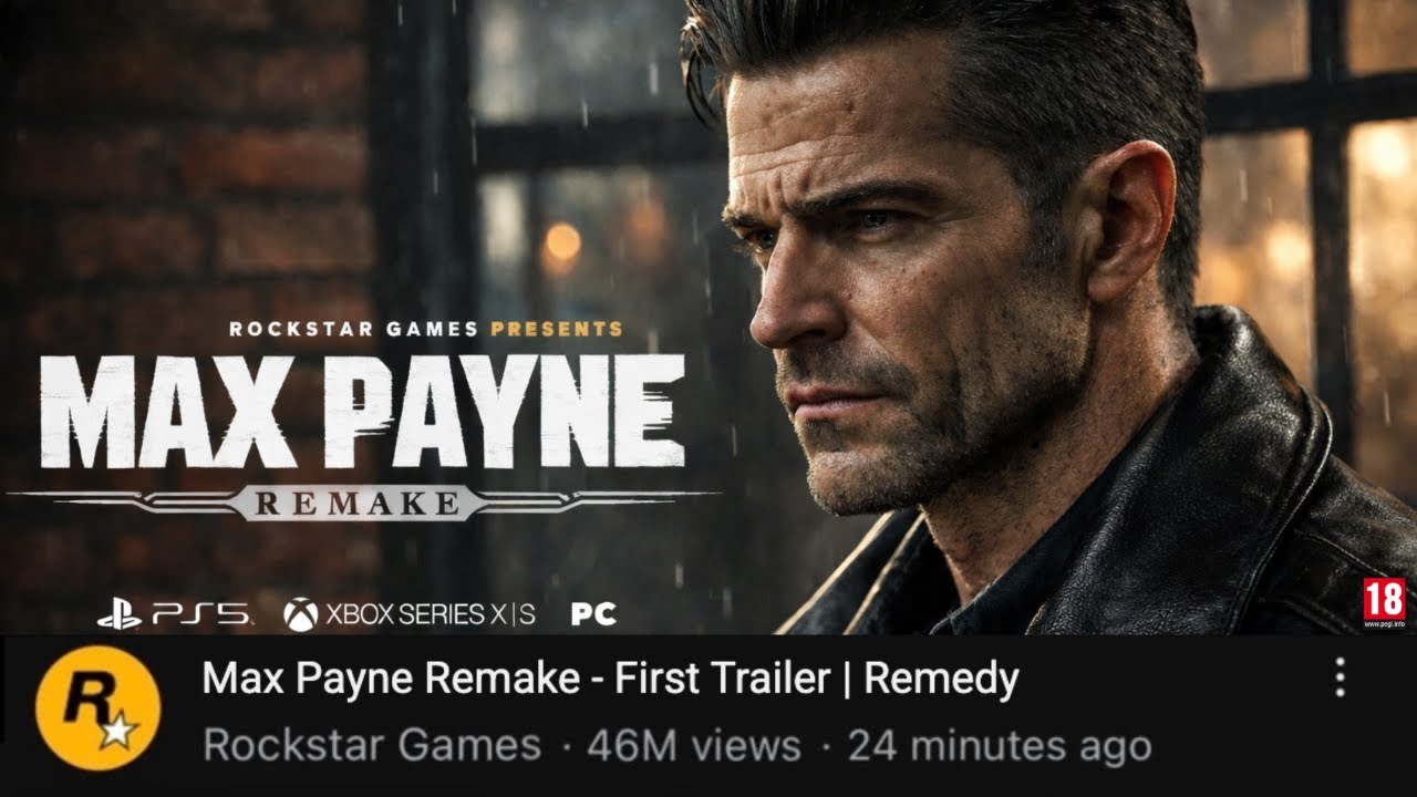 Max Payne Remake (2025) - First Trailer | Remedy | PS5 | Concept