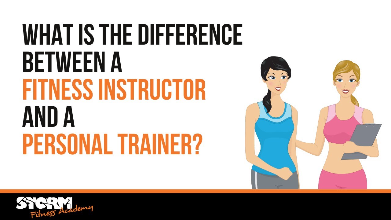 What is the difference between a fitness instructor and a personal trainer?
