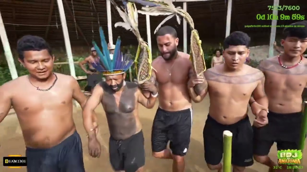 JHOW PASSANDO PELO RITUAL DA TUCANDEIRA NA AMAZONIA!