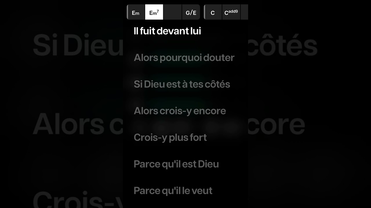 Playback - Crois-y encore - Avec moises