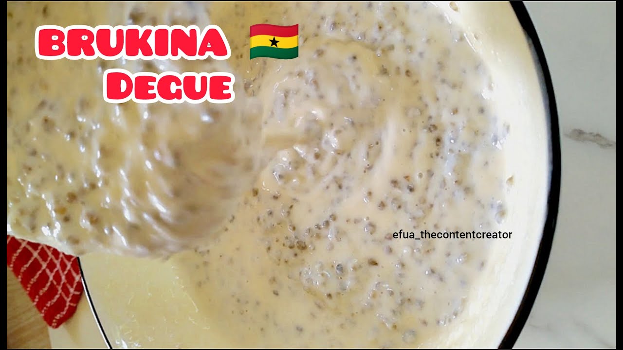 Как приготовить напиток из пшена и йогурта Ghana Brukina/Deguè/Thiakry дома | Самый простой спосо...
