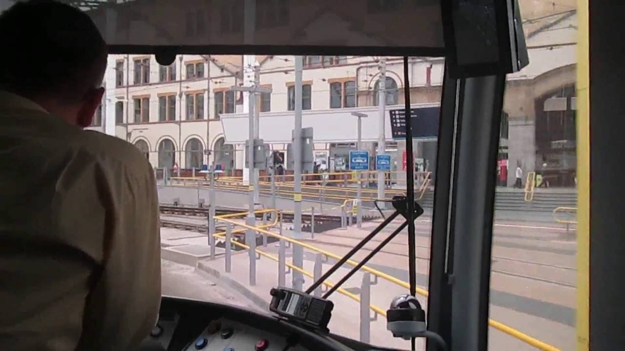 Metrolink Driver's Eye View - Victoria to Exchange Square Return Journey