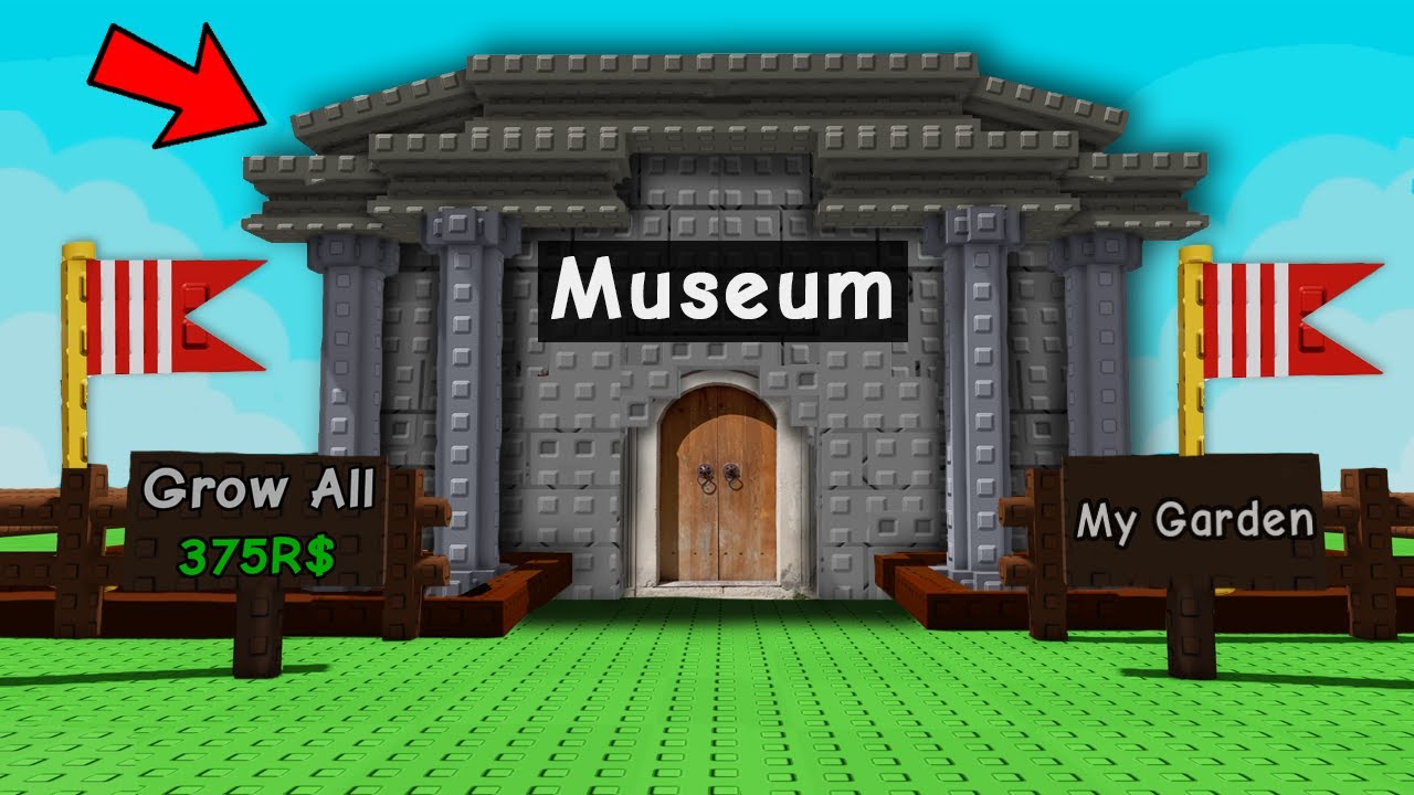 I Built the Grow a Garden MUSEUM